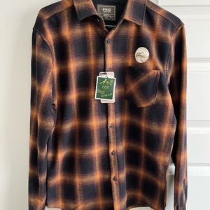 Nomad Men's Small Thermal Lined Plaid Flannel Shirt NWT Country Workwear Outdoor